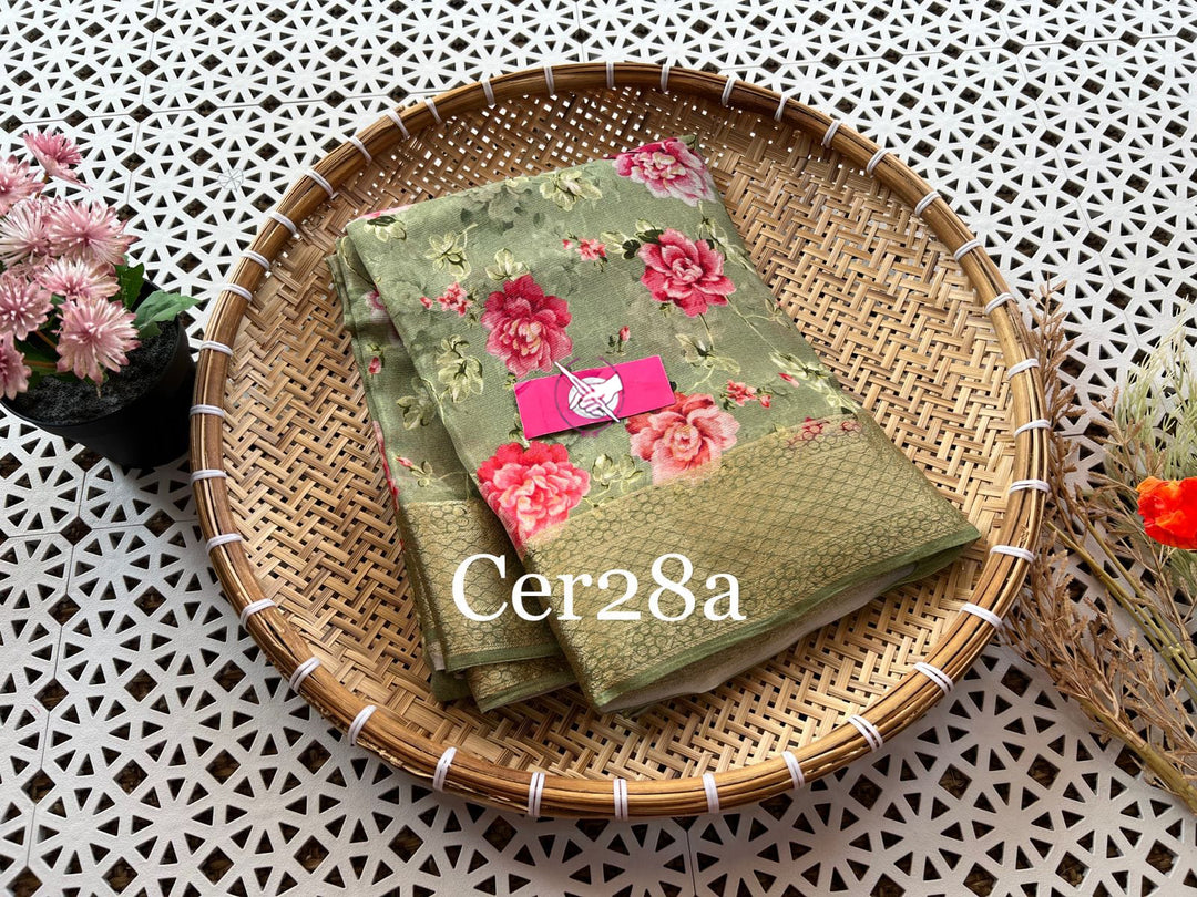 Soft Silk Jacquard Work Saree (Copy)