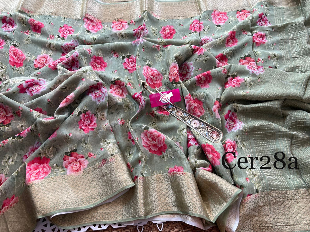 Soft Silk Jacquard Work Saree (Copy)