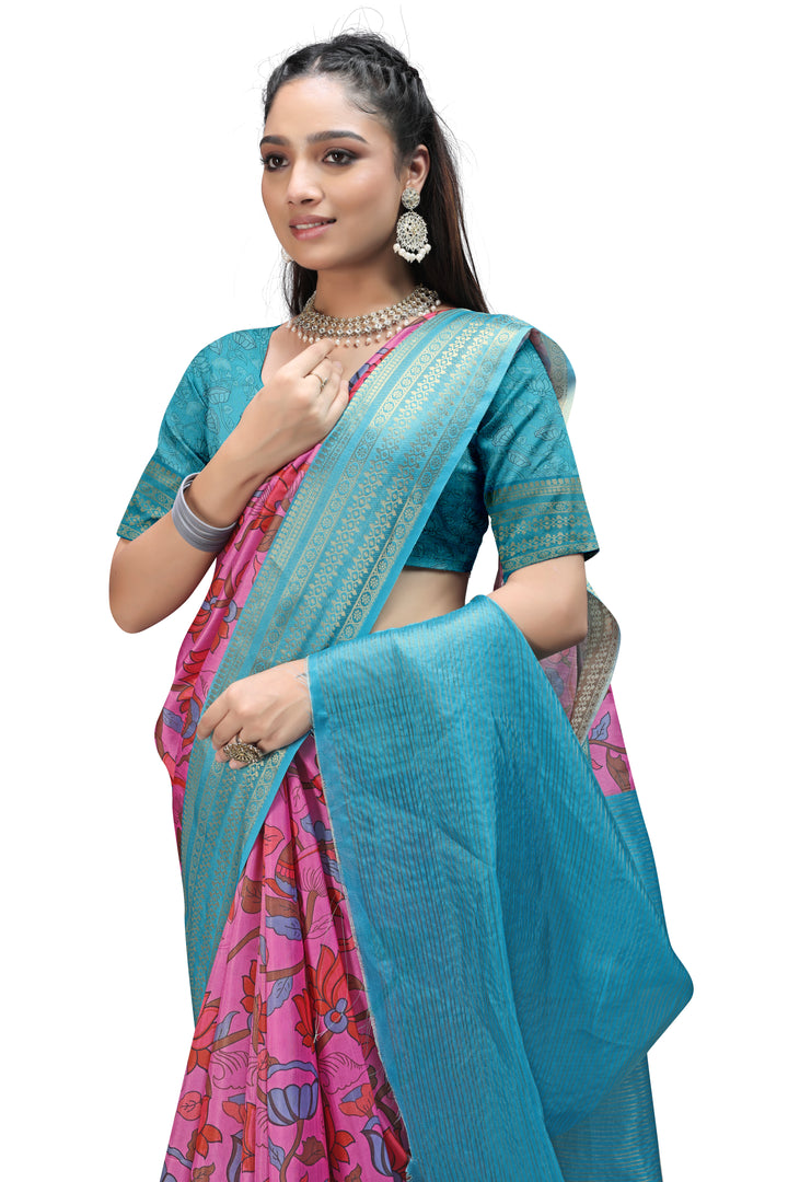 Classic Kalamkari Print Ethnic Wear