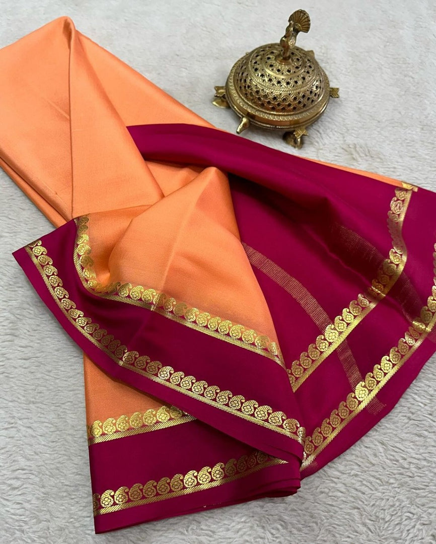 Pure Mysore silk saree