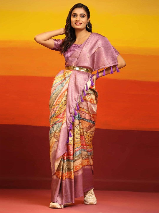 Elegance in every weave luxury in every print with this Soft silk Saree