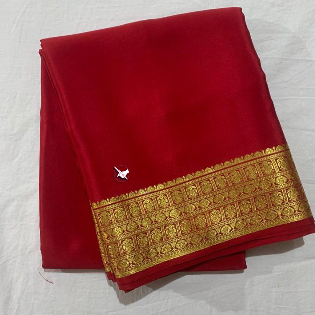 Semi Mysore Silk Saree