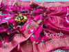 Pink Color Elegant  sophistication with our soft silk jacquard printed saree