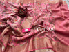 Pink Color Explore the latest designer crepe georgette saree featuring stunning floral prints, ideal for a chic and elegant look.