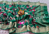 Kalamkari saree, a true masterpiece that marries traditional Indian artistry.