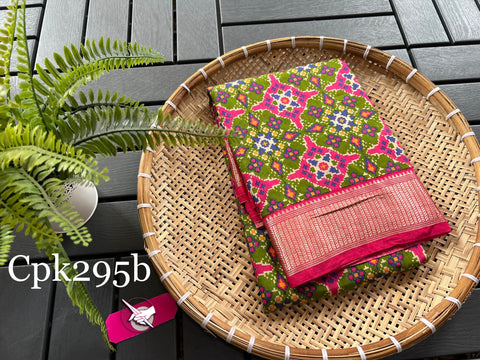 Dola Silk Patola printed saree