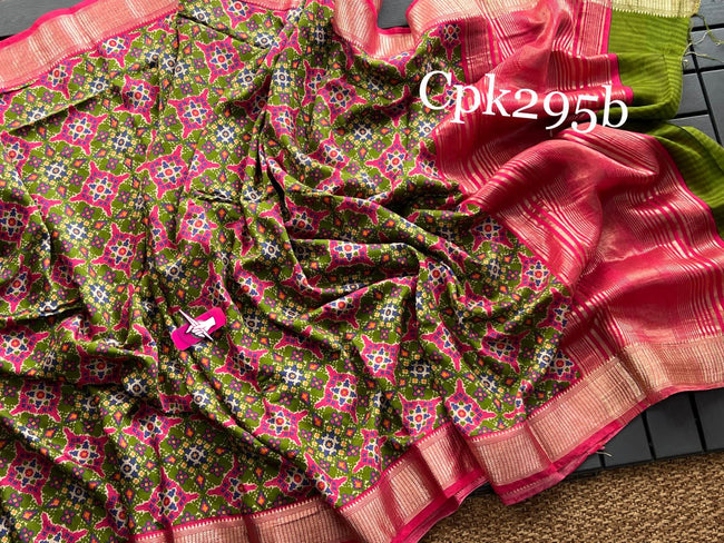 Dola Silk Patola printed saree