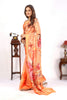 Elegance Peach Soft Satin Saree For Every Occasion
