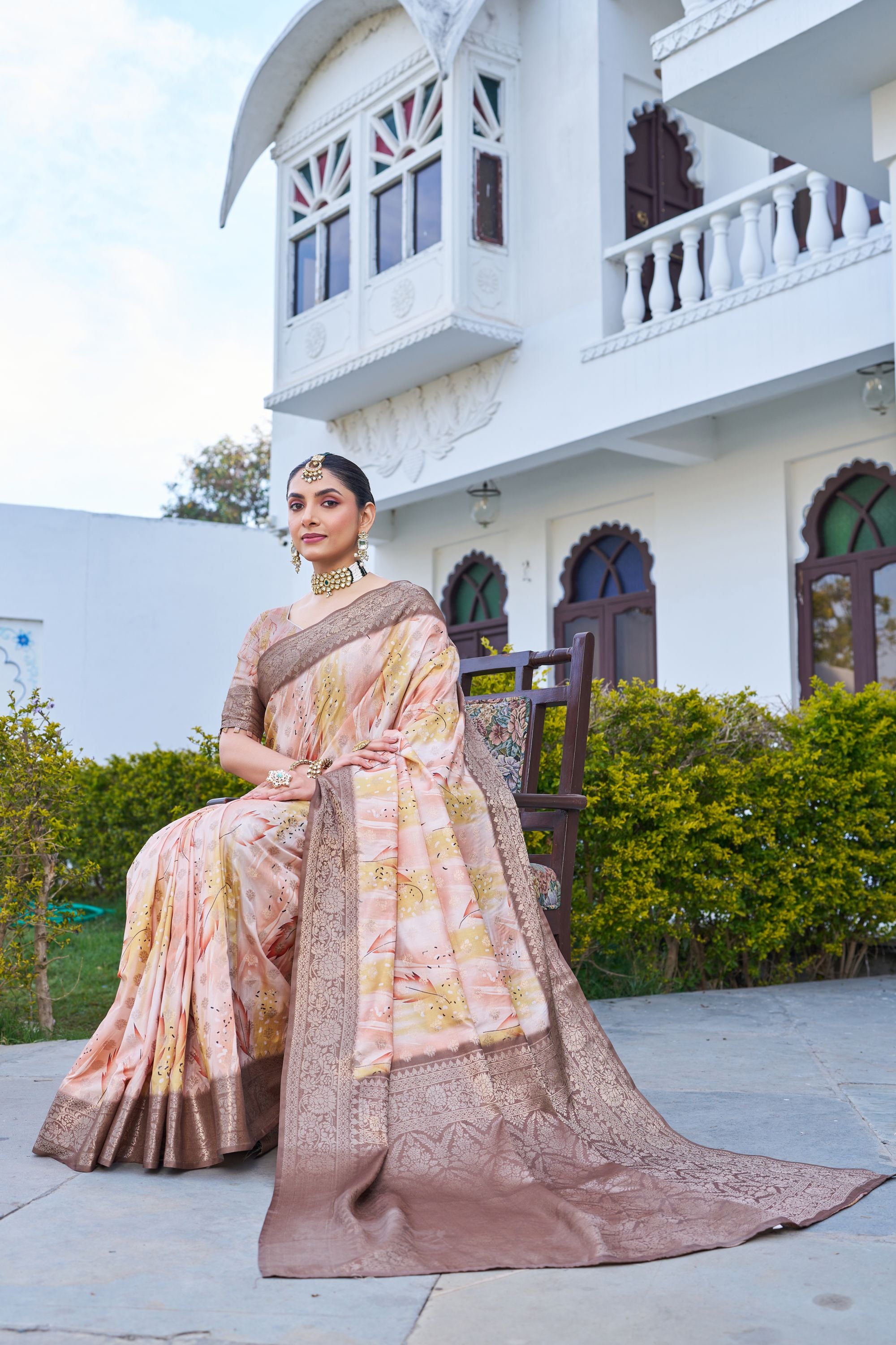 Art Meets Tradition: Shop Handloom Raw Silks with Lavish Digital Pallus