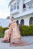 Art Meets Tradition: Shop Handloom Raw Silks with Lavish Digital Pallus