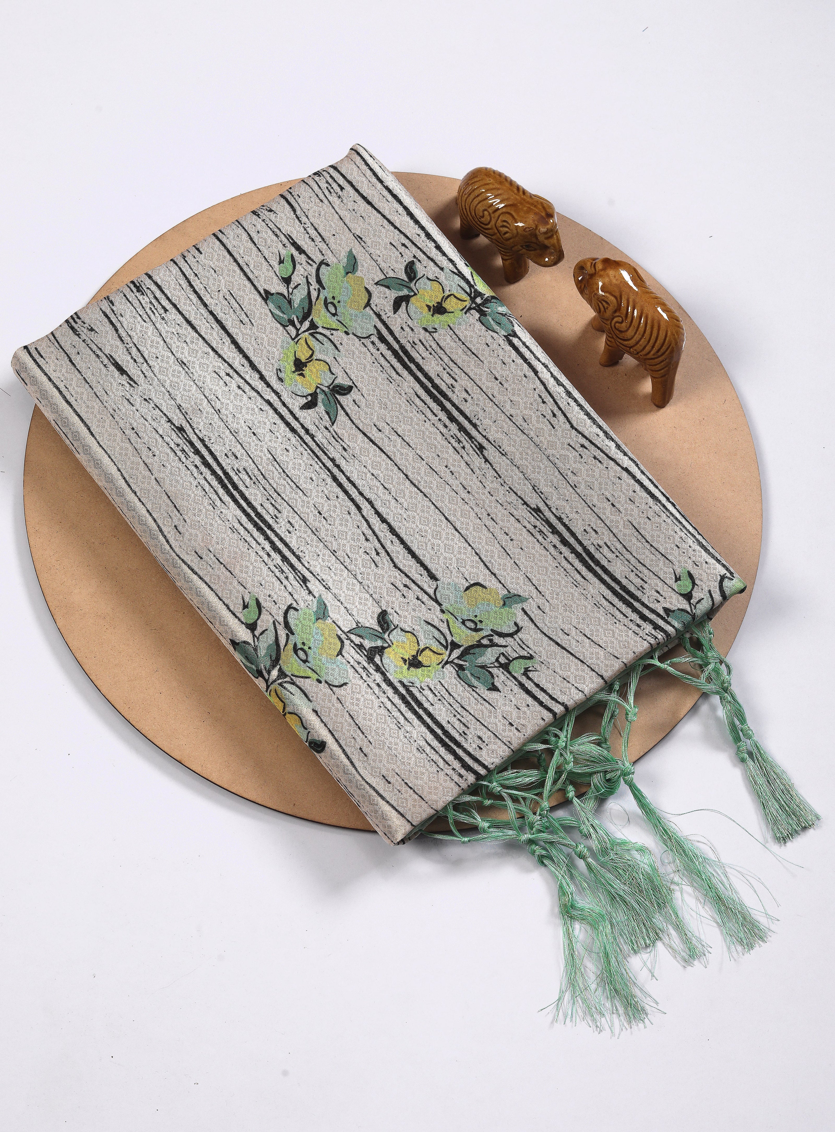 Modern Classic Ikkat Printed Saree Handloom Made