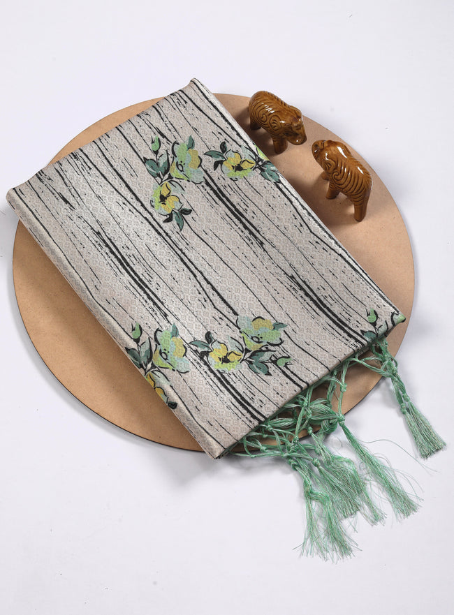 Modern Classic Ikkat Printed Saree Handloom Made