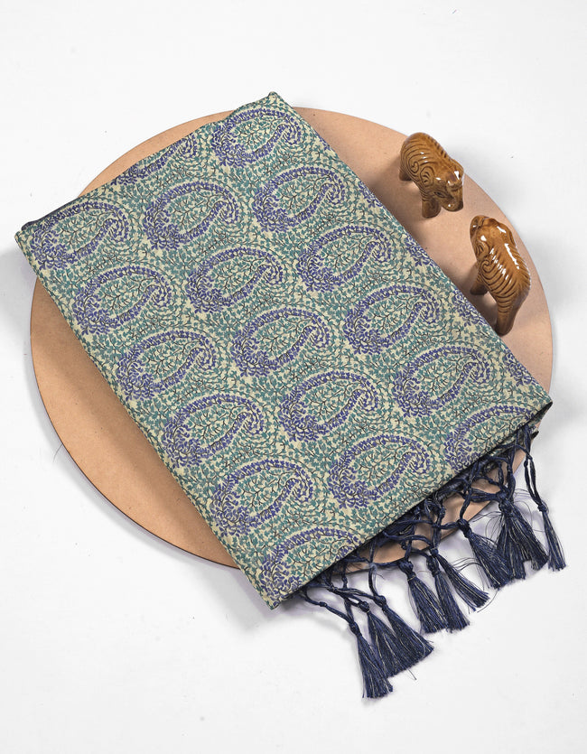 Authentic Handloom Kanchipuram Silk Saree Rich Digital Printed Design