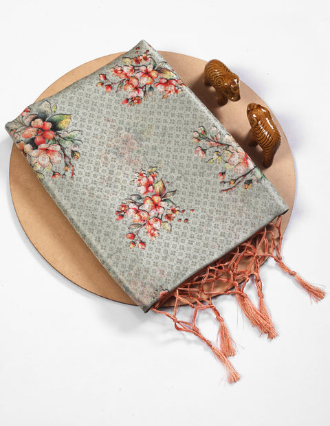 Radiate Beauty of Wrapped in softy Silk Saree