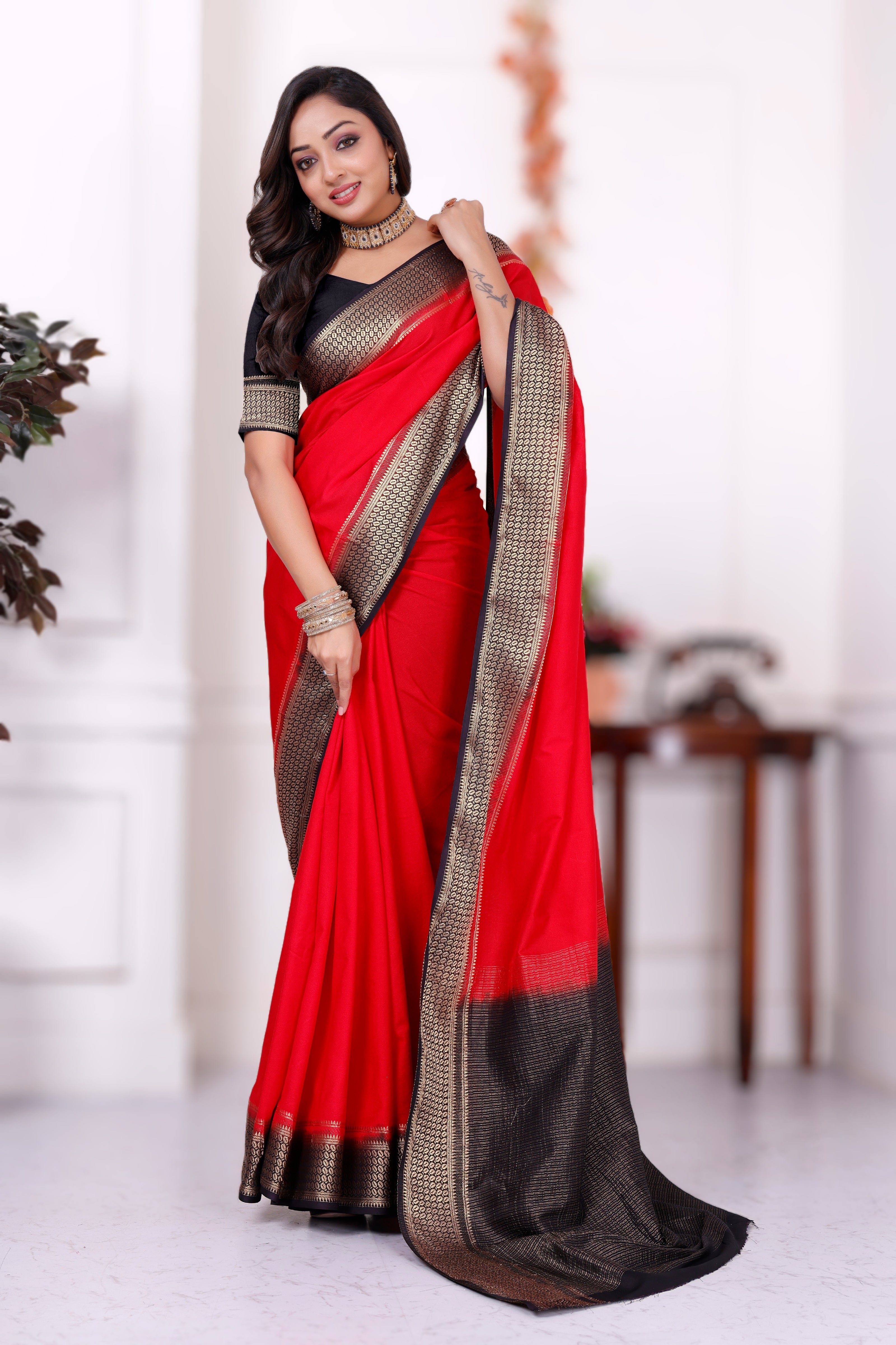 Ethnic Beauty in Saree Drapes