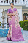 Timeless Grace: Handloom Raw Silk Sarees with Digital Printed Rich Pallus