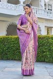 Timeless Grace: Handloom Raw Silk Sarees with Digital Printed Rich Pallus