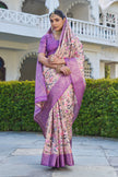 Timeless Grace: Handloom Raw Silk Sarees with Digital Printed Rich Pallus