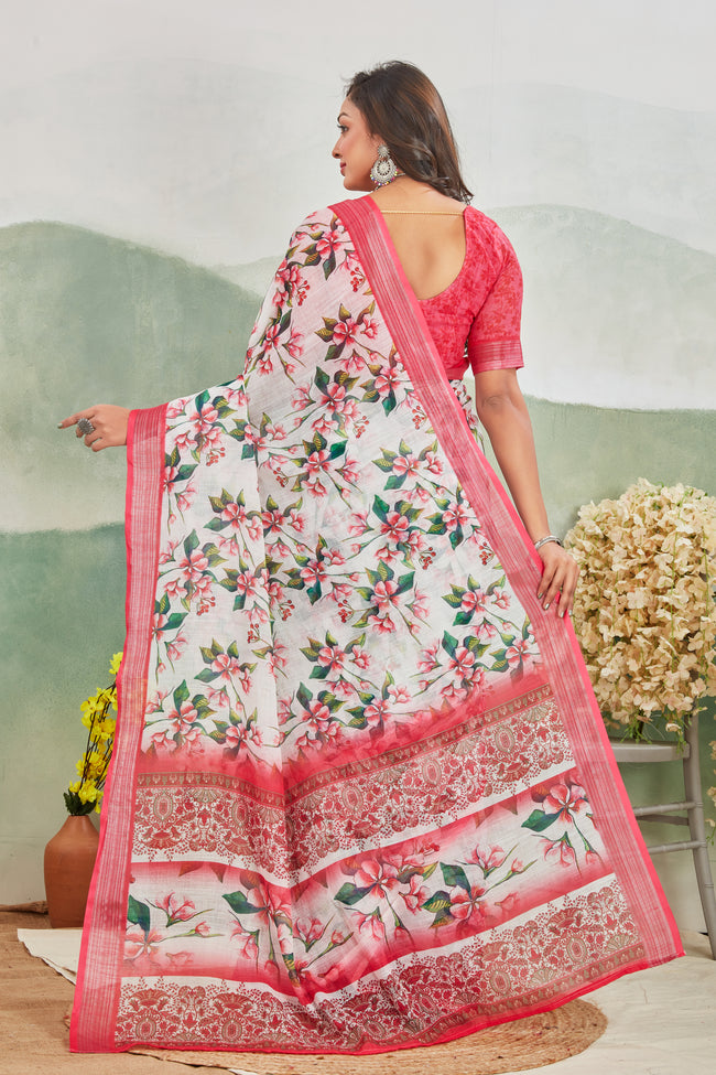 The Lightness of Being Beautiful Linen Saree