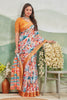 Art Meets Fabric in Digitally Printed Linen Sarees