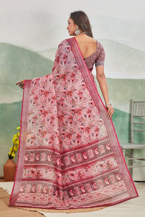 Experience Comfort with Embrace Soft Linen Saree