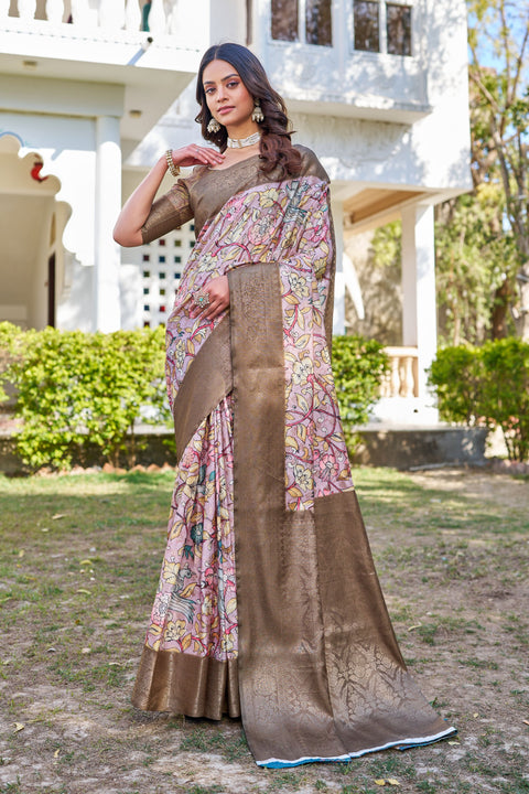 Radiate Royalty: Handloom Raw Silk Sarees with Lavish Pallus
