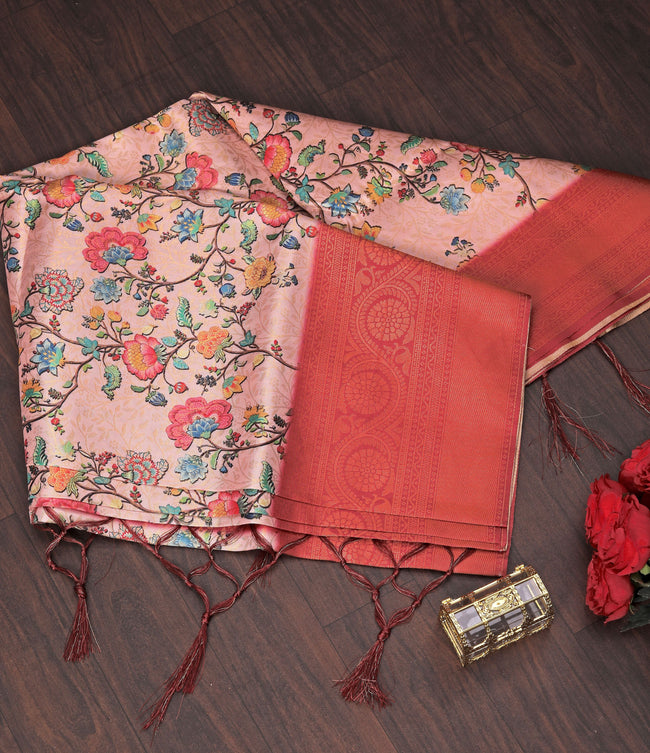 Handloom Cotton Saree With Contemporary Ikkat Design