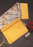Graceful Handloom Saree Featuring Digital Ikkat Prints