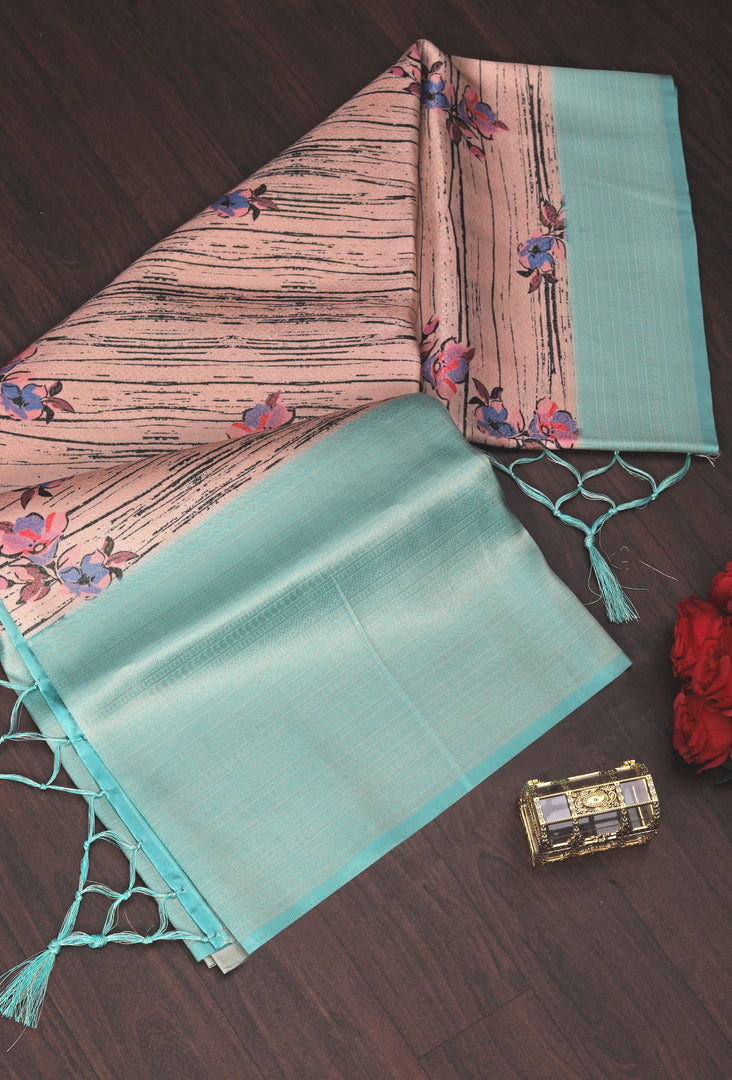 The richness of tradition the luxury of Softy silk Saree