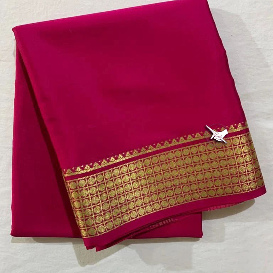Purple Kubera Pattu Soft Silk Digital Printed Saree With Unstitched Blouse