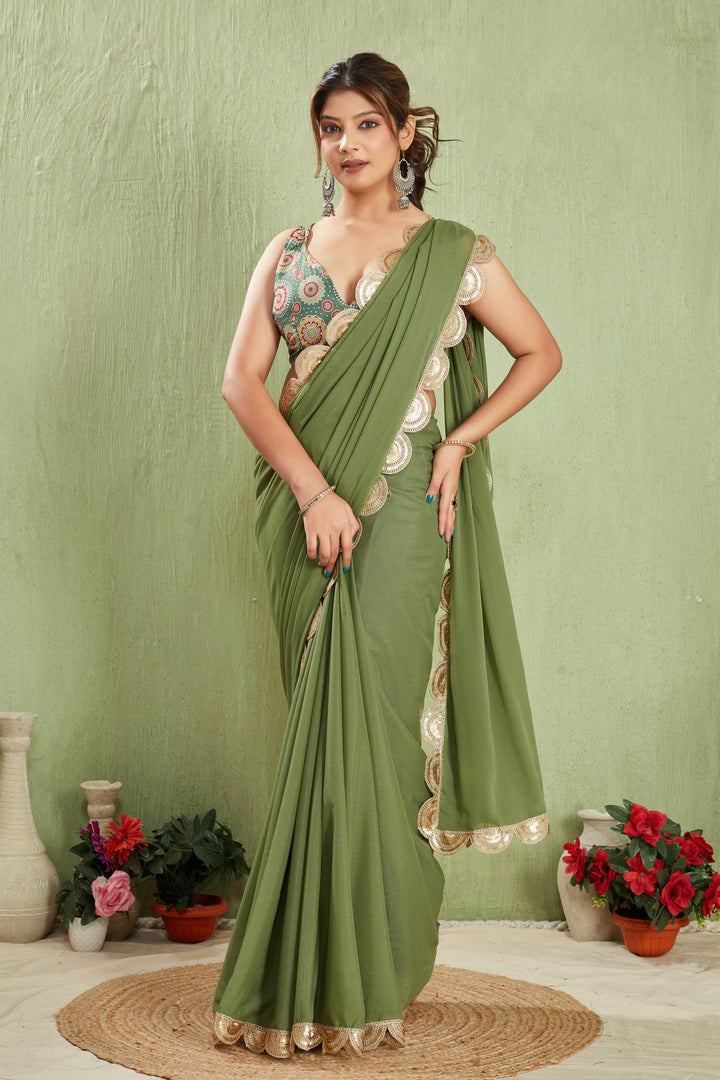 Radiate Royalty in Tissue Silk with Luxe Lace Details