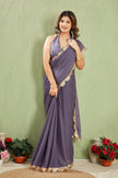 Lightweight Tissue Silk Sarees Featuring Chic Lace Borders