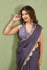 Lightweight Tissue Silk Sarees Featuring Chic Lace Borders