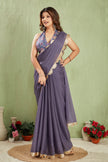 Lightweight Tissue Silk Sarees Featuring Chic Lace Borders