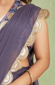 Lightweight Tissue Silk Sarees Featuring Chic Lace Borders