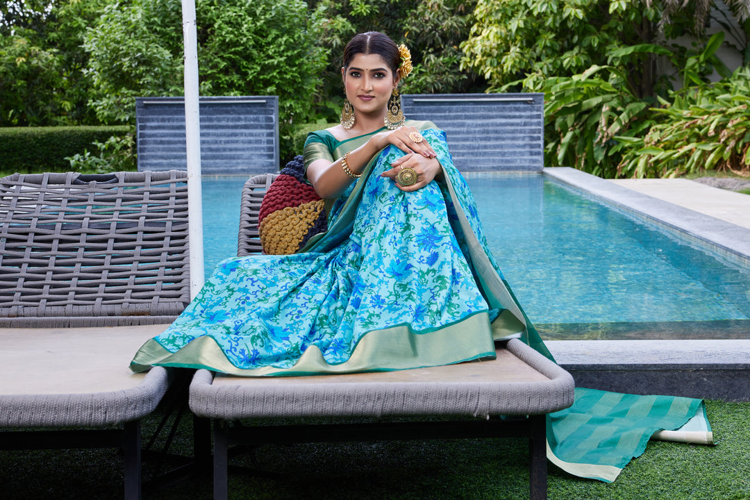 Sarees That Radiate Celebration Colors