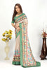 Grace In Every Drape Beige Viscose Georgette Silk Saree