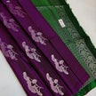 Elegance Redefined Purple Premium Silk Saree