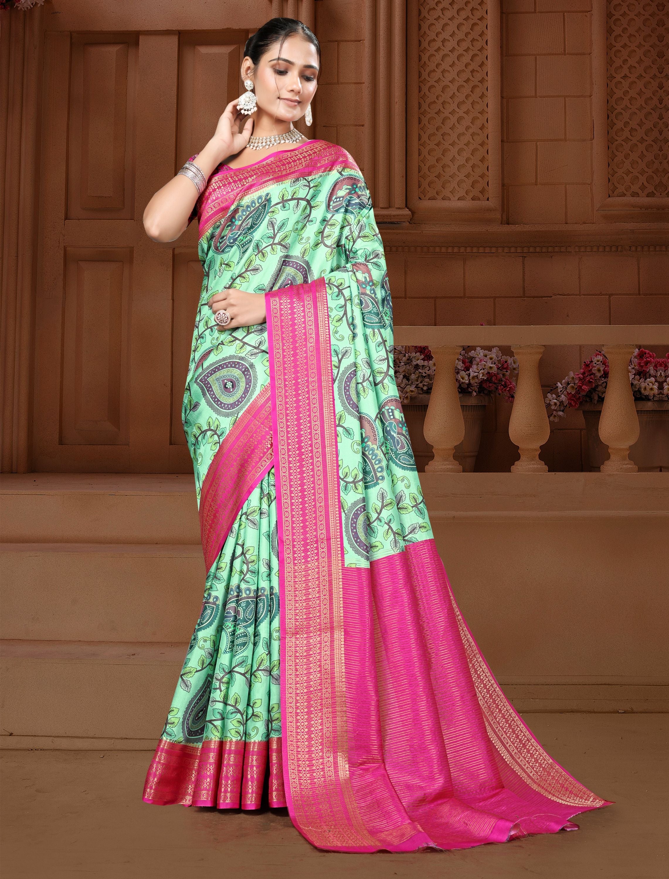 Sarees Crafted for Festival Charm