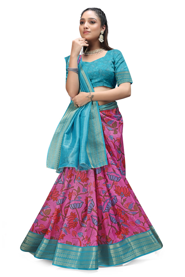 Classic Kalamkari Print Ethnic Wear