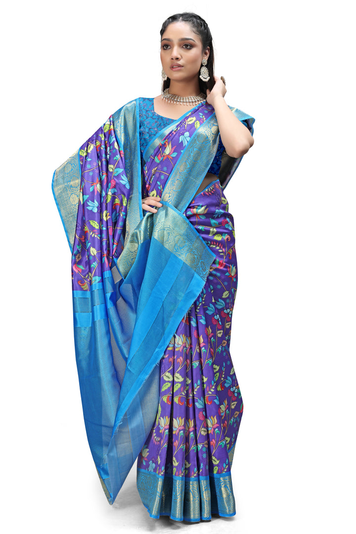 Explore Stylish Kalamkari Print Sarees