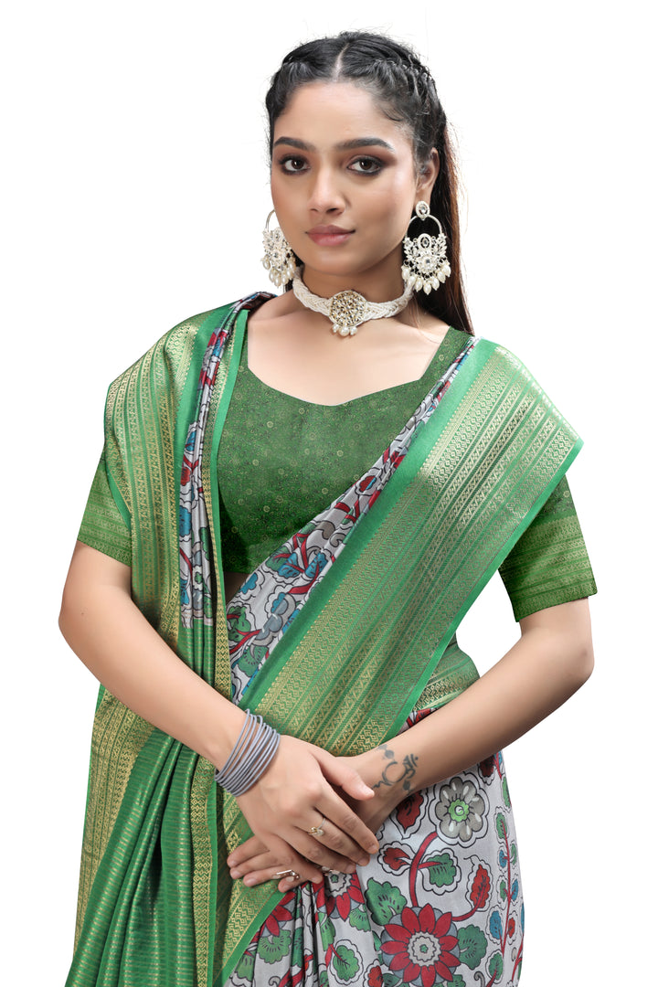 Kalamkari Print Sarees with Modern Designs