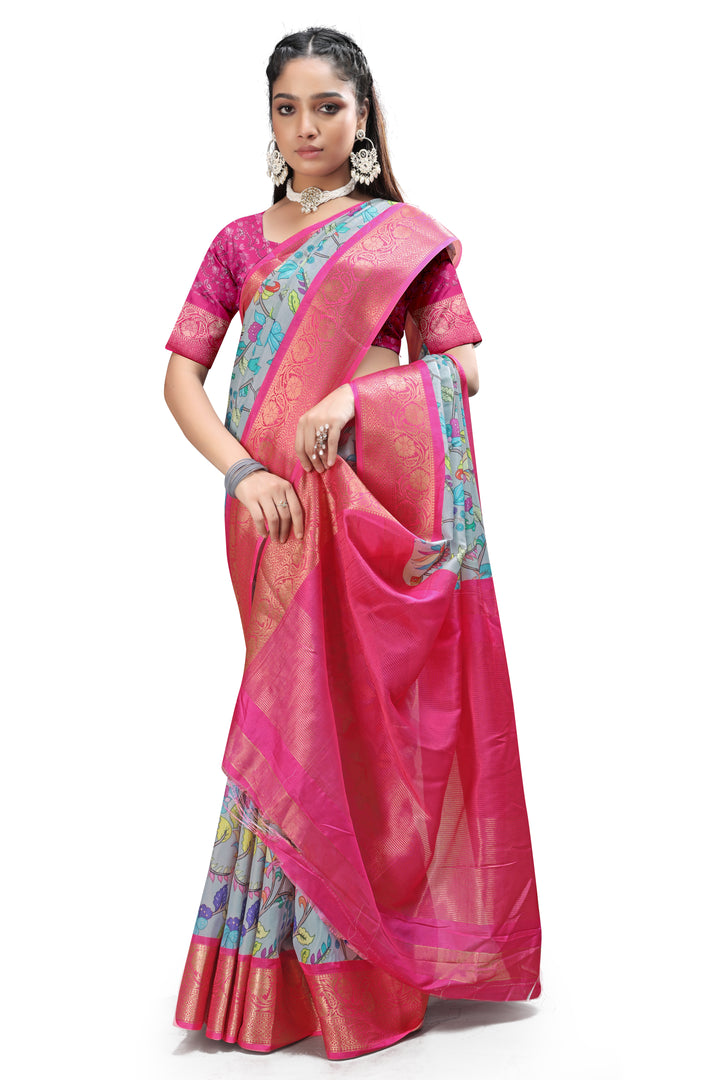 Premium Kalamkari Print Dress Materials