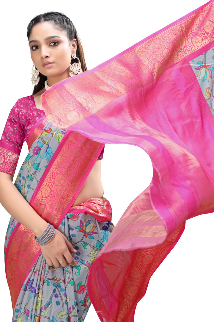 Premium Kalamkari Print Dress Materials