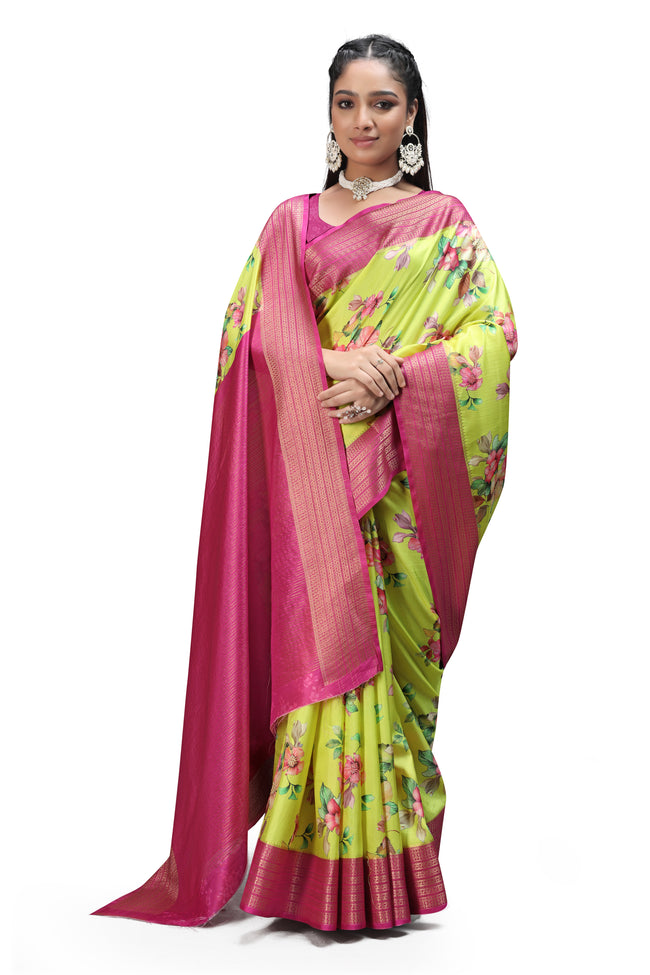 Modern Floral Prints Sarees Online Shop