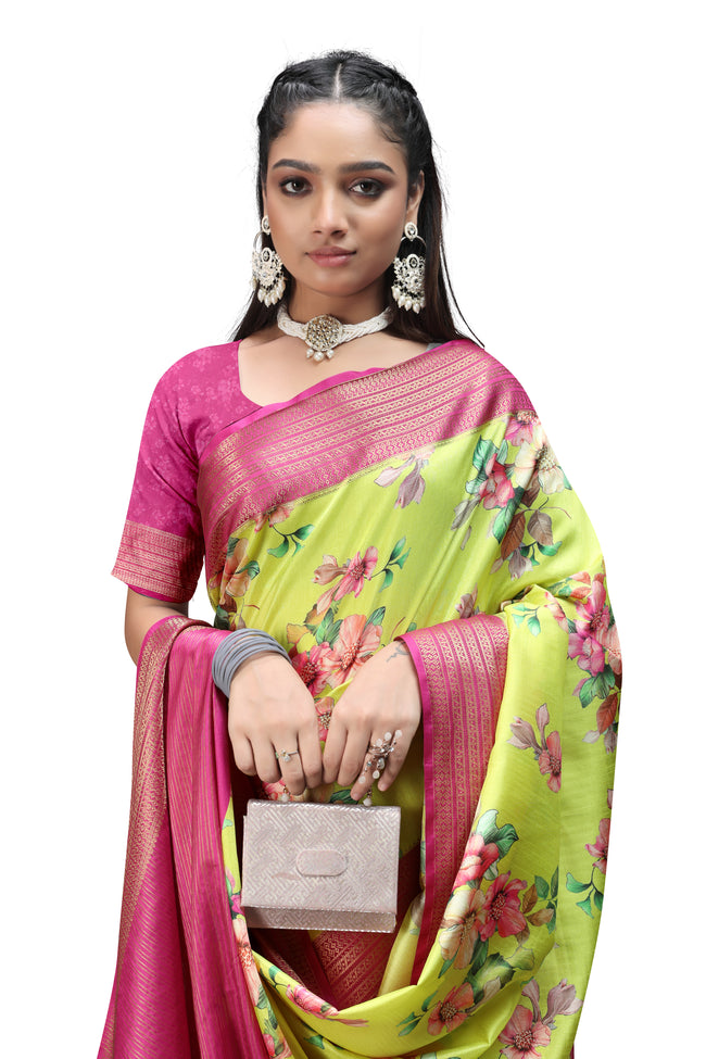 Modern Floral Prints Sarees Online Shop