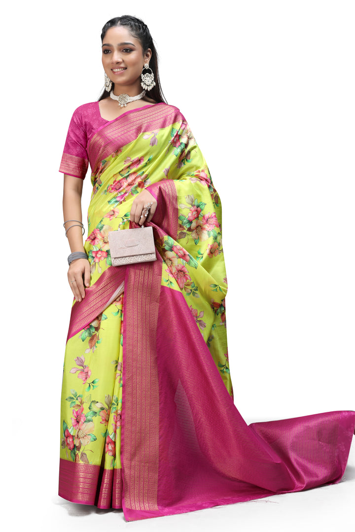 Modern Floral Prints Sarees Online Shop