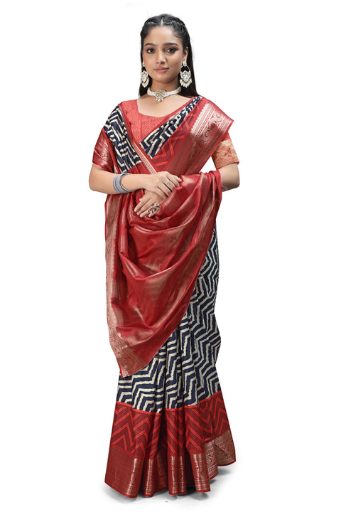 Kalamkari Print Sarees for Everyday Wear