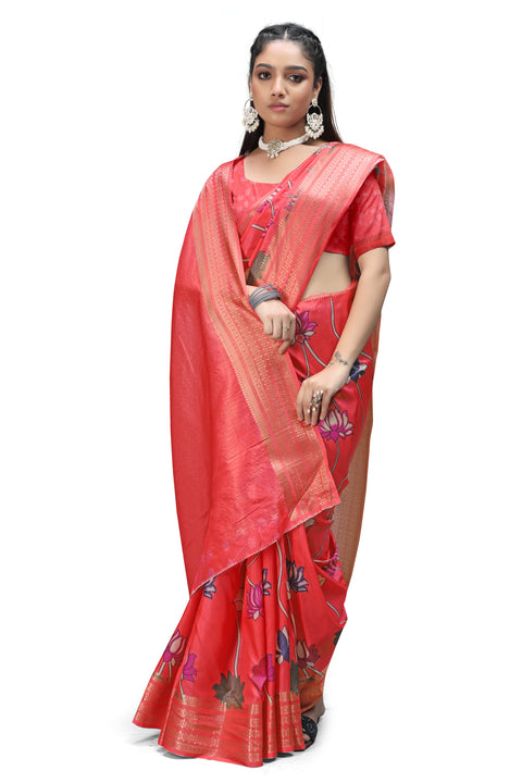 Whispers of Tradition – Kalamkari Print Sarees