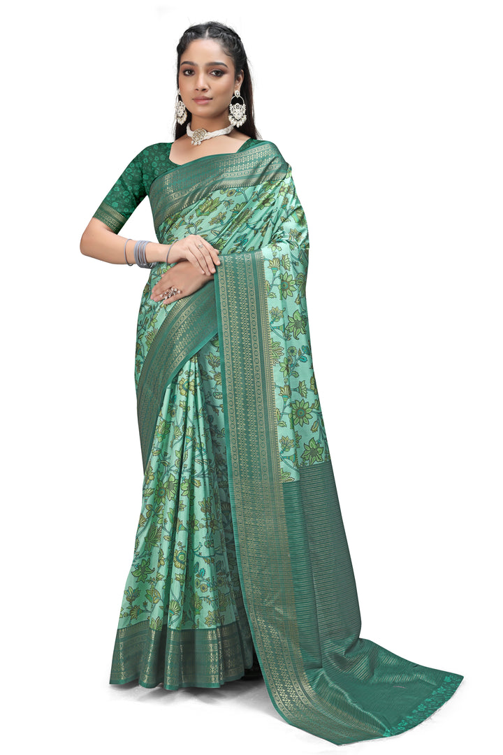 Kalamkari Print Sarees – Painted by Tradition